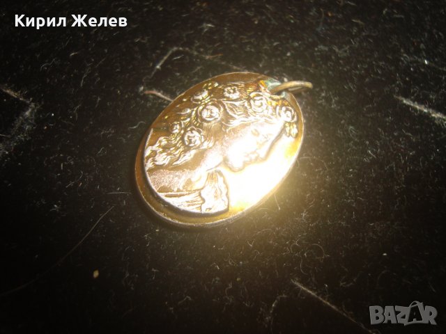 РЕТРО КАМЕЯ МЕДАЛЬОН 3205, снимка 3 - Колиета, медальони, синджири - 30580738