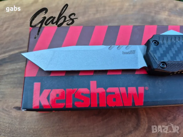 Автоматичен нож Kershaw Livewire 9000TCF,Auto Tanto, снимка 4 - Ножове - 56140457