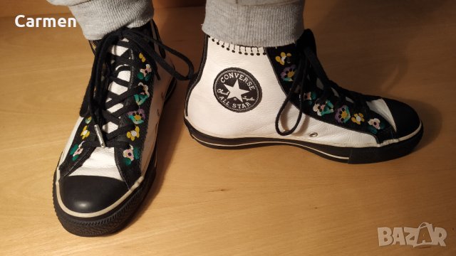 Converse оригинални кецове от естествена кожа, снимка 3 - Кецове - 31278584