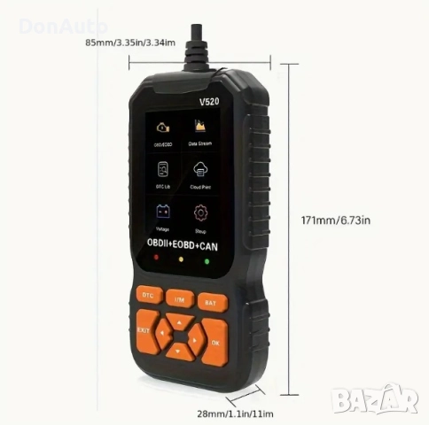 OBD 2 диагностичен скенер, снимка 3 - Аксесоари и консумативи - 51897657
