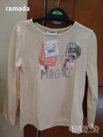 Блуза за момиче 5 г., снимка 9 - Детски Блузи и туники - 49350095