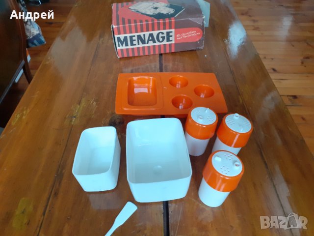 Стари съдове за подправки #2, снимка 4 - Антикварни и старинни предмети - 31366204