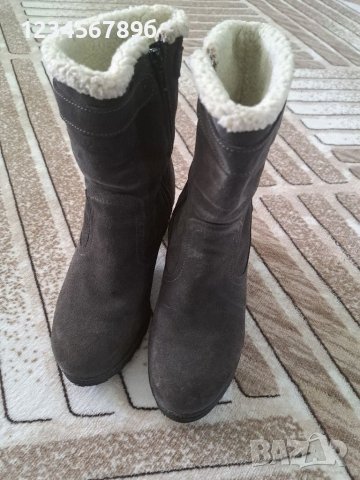 Топли боти естествен велур 37номер