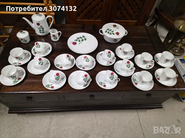 Голям сервиз от костен порцелан