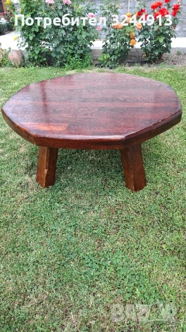 Дървена маса тип софра , снимка 3 - Маси - 50640837