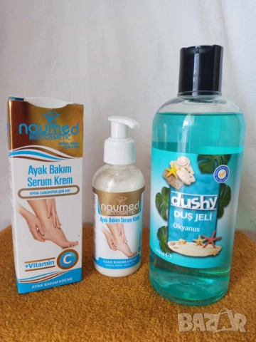 Промо комплект 941 - душ гел Dushy 500 ml.+серум за крака Naumed