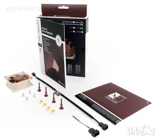 Вентилатор за компютър 60x60x25mm Noctua NF-A6x25-5V SSO Bearing 3-pin 3000RPM 5V, снимка 2 - Други - 40411167