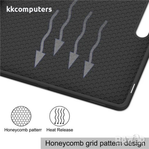 Samsung Galaxy Tab S10 FE+ Смарт Кожен Калъф със Стойка и Скрийн Протектор – 6 Цвята, снимка 12 - Калъфи, кейсове - 50845634