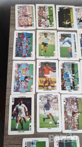 Колекция карти за игра с футболисти евро'88 пълен комплект, снимка 6 - Колекции - 44808796