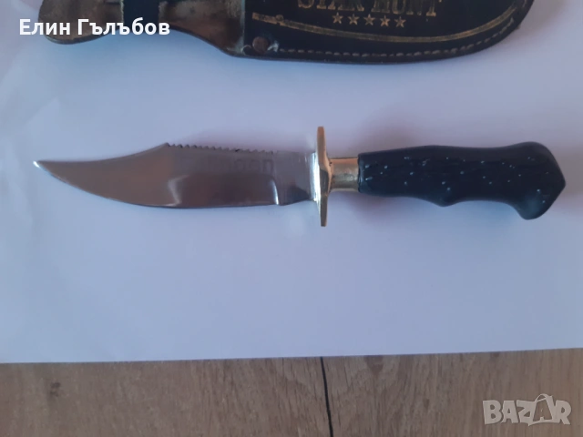 Нож SOLINGEN Germany с кания от естествена кожа, снимка 7 - Ножове - 54191427