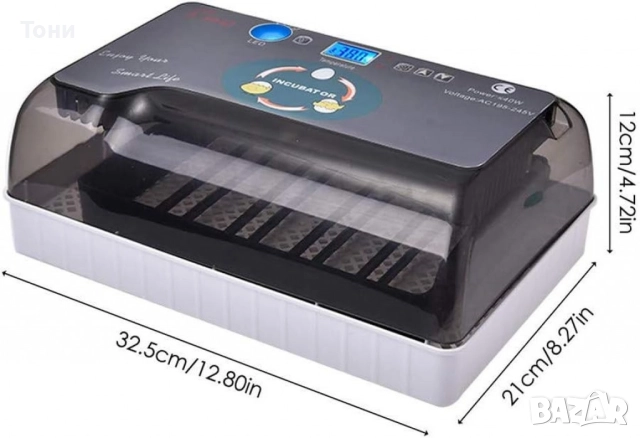 Автоматичен инкубатор за 12 яйца – Лесен за употреба YZ9-12, снимка 10 - За птици - 51548001