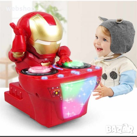 Интерактивна музикална играчка Iron Man DJ, снимка 1 - Музикални играчки - 33983385