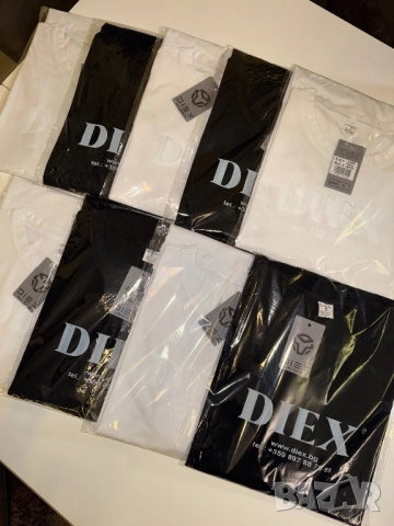 Тениски DIEX, размер S, Чисто нови!, снимка 4 - Тениски - 52098290