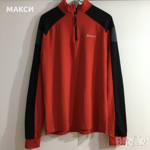 Спортна маркова блуза в червено, снимка 1 - Блузи - 30721369