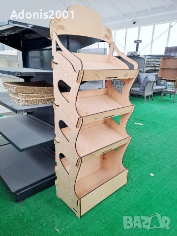 Стелаж за хляб, изработен от дърво, снимка 4 - Стелажи и щандове - 39757618