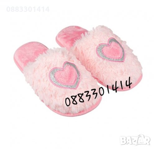 Дамски пантофи сърце
