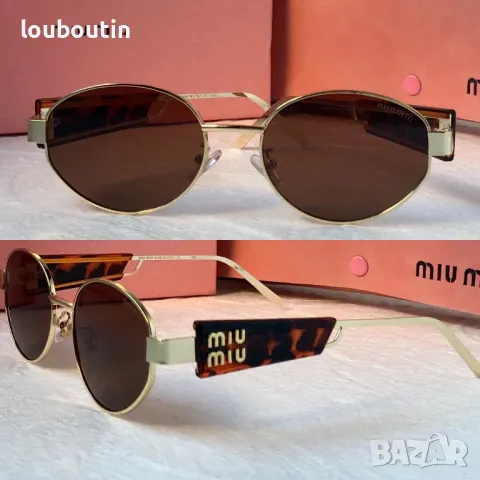 Miu 2024 дамски слънчеви очила елипса кръгли овални 4 цвята, снимка 4 - Слънчеви и диоптрични очила - 47931022