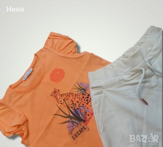 Блузка NK в слънчево оранжев цвят , снимка 2 - Детски тениски и потници - 37287095