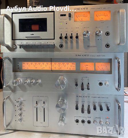 Scott A-426 Усилвател  Scott T-526L Радио Skott CD-67 Касетефон  Сет Rack system , снимка 4 - Ресийвъри, усилватели, смесителни пултове - 44461372