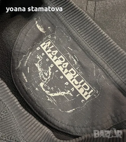 Оригинална мъжка блуза Napapijri slim fit размер L, снимка 3 - Блузи - 55794717