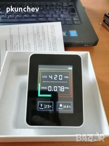 Детектор за качеството на въздуха CO2 и формалдехид, снимка 2 - Друга електроника - 40782566