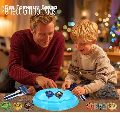 Нов Детски комплект бойни пумпала с арена и кутия за съхранение, играчки, снимка 5 - Образователни игри - 51770112