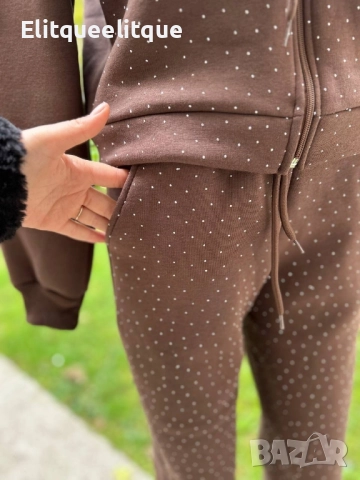 ватиран дамски екип с камъни, снимка 5 - Спортни екипи - 52238591