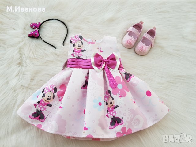 Рокля Мини Маус , снимка 10 - Бебешки рокли - 22581438