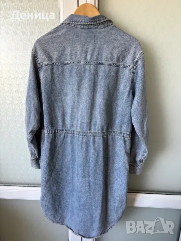 Calvin Klein Jeans Рокля тип дънкова риза  (Размер M / Oversize), снимка 7 - Рокли - 56319803
