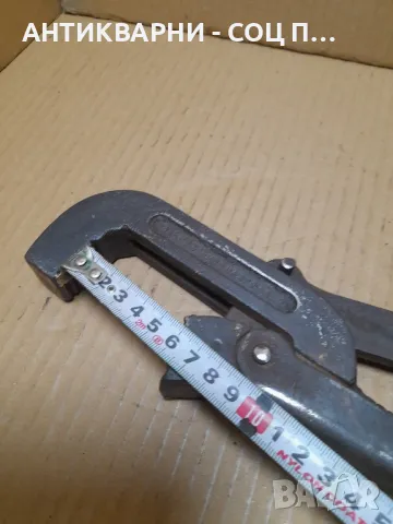 Соц Стар Голям Тръбен Ключ., снимка 13 - Антикварни и старинни предмети - 48668772
