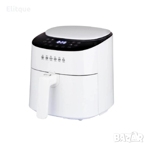 Фритюрник, 1300W, 4.2л., горещ въздух, таймер, до 200°C, Черен/Бял, снимка 3 - Друга електроника - 52853540