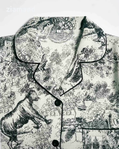 Дамски комплект пижама къс ръкав и шорти, снимка 4 - Нощници - 51132876