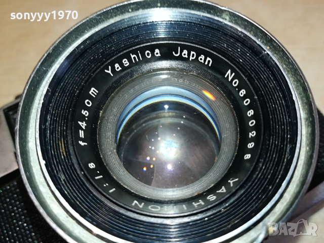 YASHICA LYNX-1000 MADE IN JAPAN-ВНОС SWISS 1703241141, снимка 8 - Фотоапарати - 44804463