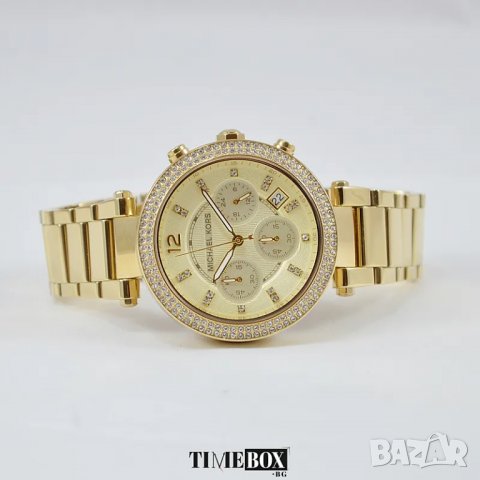 Michael Kors MK5354 Parker Gold Chronograph. Нов дамски часовник, снимка 3 - Дамски - 38810665