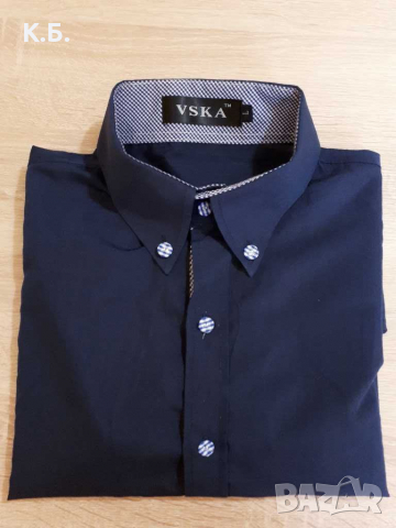 Нова! Елегантна мъжка риза р-р S, снимка 6 - Ризи - 36465873