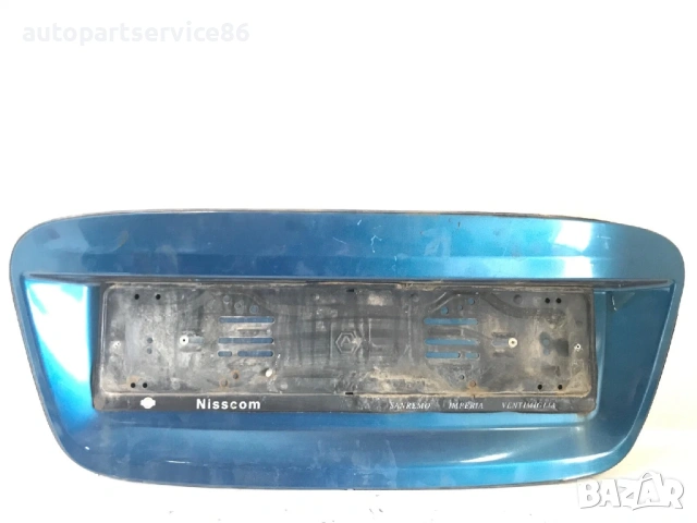 Задна лайсна/основа за регистрационен номер синя за Nissan Almera Tino 2.2 Di (2003) 90810BUXXX