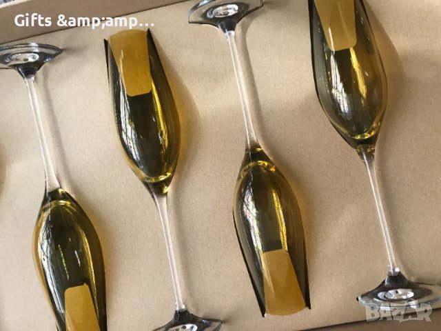 Красиви чаши за шампанско в различни цветове, снимка 4 - Чаши - 44185136