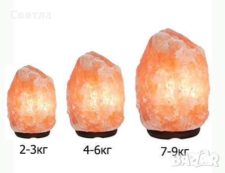 Лампа от хималайска сол, снимка 3 - Настолни лампи - 31138058