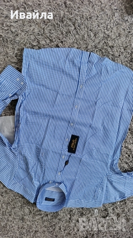 Нова мъжка риза с дълъг ръкав Polo Ralph Lauren , снимка 3 - Ризи - 49694773