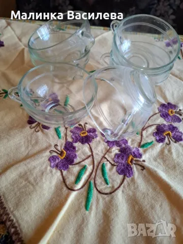 чаши иенско стъкло , снимка 5 - Чаши - 48092635