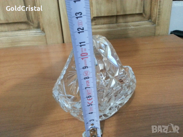 Кристална кошничка за бижута , снимка 5 - Антикварни и старинни предмети - 36382205