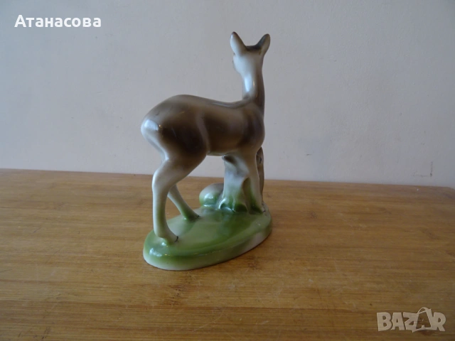 Порцеланова фигура Сърнички ИЗИДА 1960 г Сърна Сърни , снимка 5 - Декорация за дома - 54320773