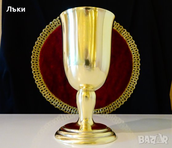 Бронзов бокал за вино,чаша за вино 400 мл. , снимка 2 - Антикварни и старинни предмети - 37996816