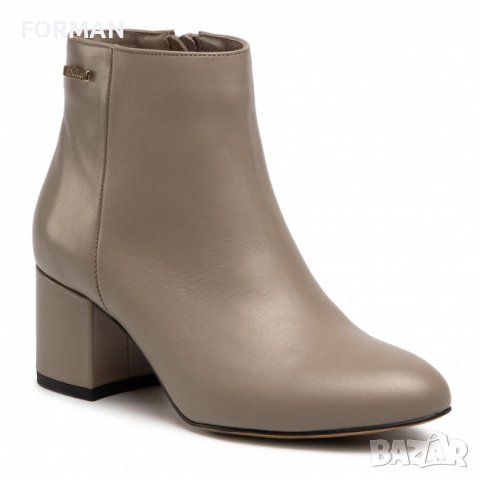 Бежови боти от естествена кожа 36 номер, снимка 2 - Дамски боти - 38940102