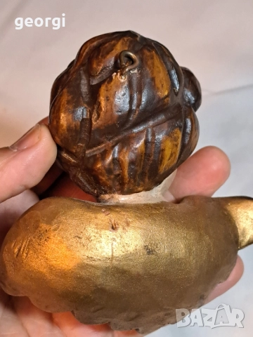 винтидж дървени статуетки на ангели херувими 29/3, снимка 4 - Статуетки - 52294201