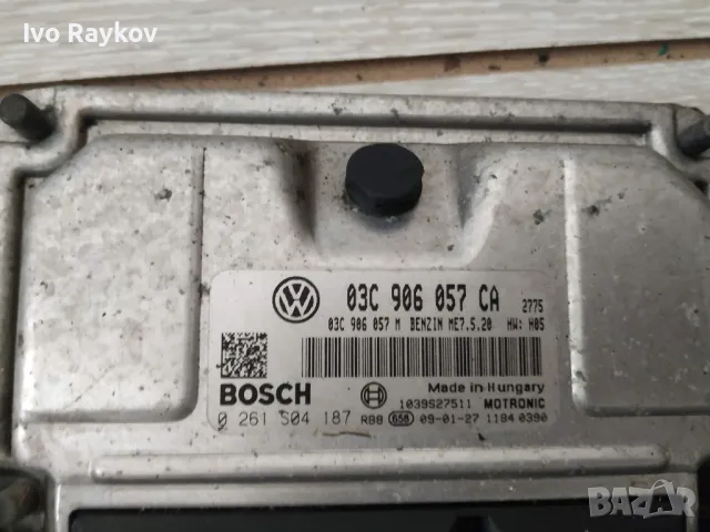 омпютър ECU Seat Ibiza IV (2008-2012г.) 03C 906 057 CA , 03C906057CA, 0261S04187, снимка 2 - Части - 50082571