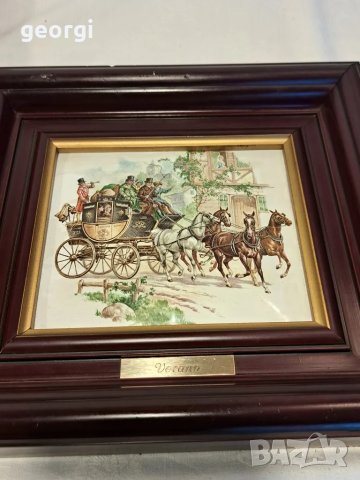 картина върху медна плака "Четири сезона" четириптих 1/3, снимка 4 - Картини - 47586505