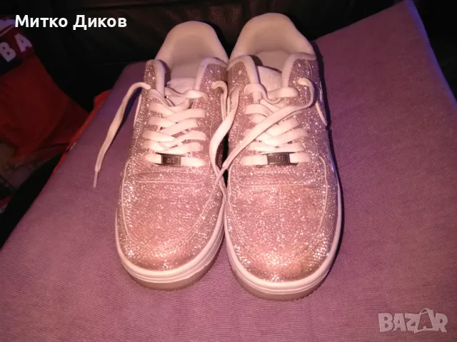 Nike air Air Force 1 дамски оригинални маратонки №40 реален стелка 25см като нови, снимка 11 - Маратонки - 48592300