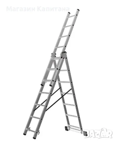 Стълба трираменна 3х6 стъпала 4,96. раб. височ.