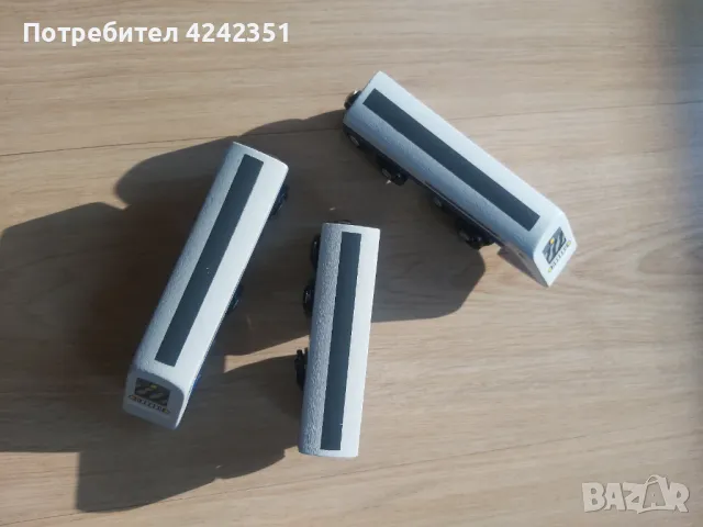 Дървено влакче от 3 части., снимка 3 - Влакчета, самолети, хеликоптери - 49697299